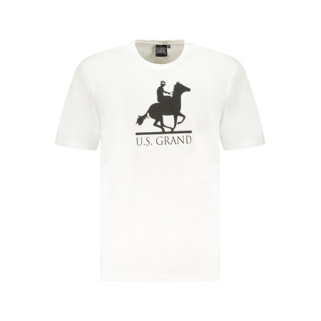 U.S. GRAND POLO T-SHIRT MANICHE CORTE UOMO BIANCO
