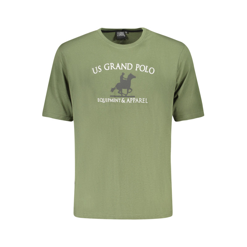U.S. GRAND POLO T-SHIRT MANICHE CORTE UOMO VERDE