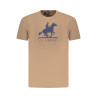 U.S. GRAND POLO T-SHIRT MANICHE CORTE UOMO MARRONE