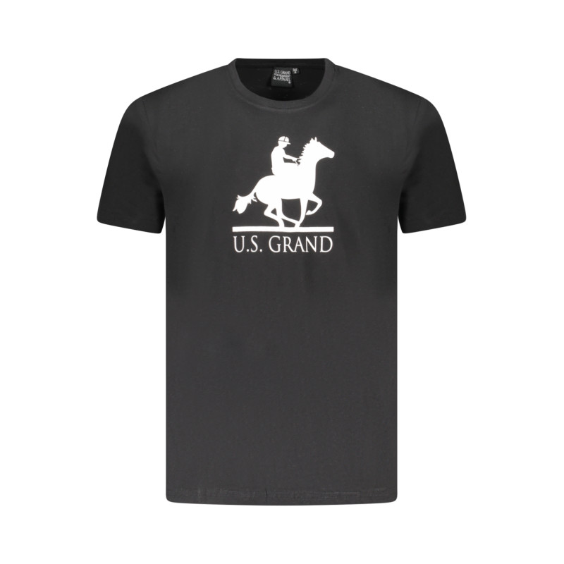 U.S. GRAND POLO T-SHIRT MANICHE CORTE UOMO NERO