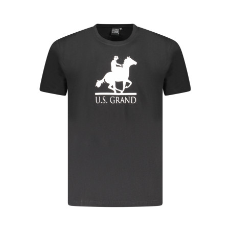 U.S. GRAND POLO T-SHIRT MANICHE CORTE UOMO NERO