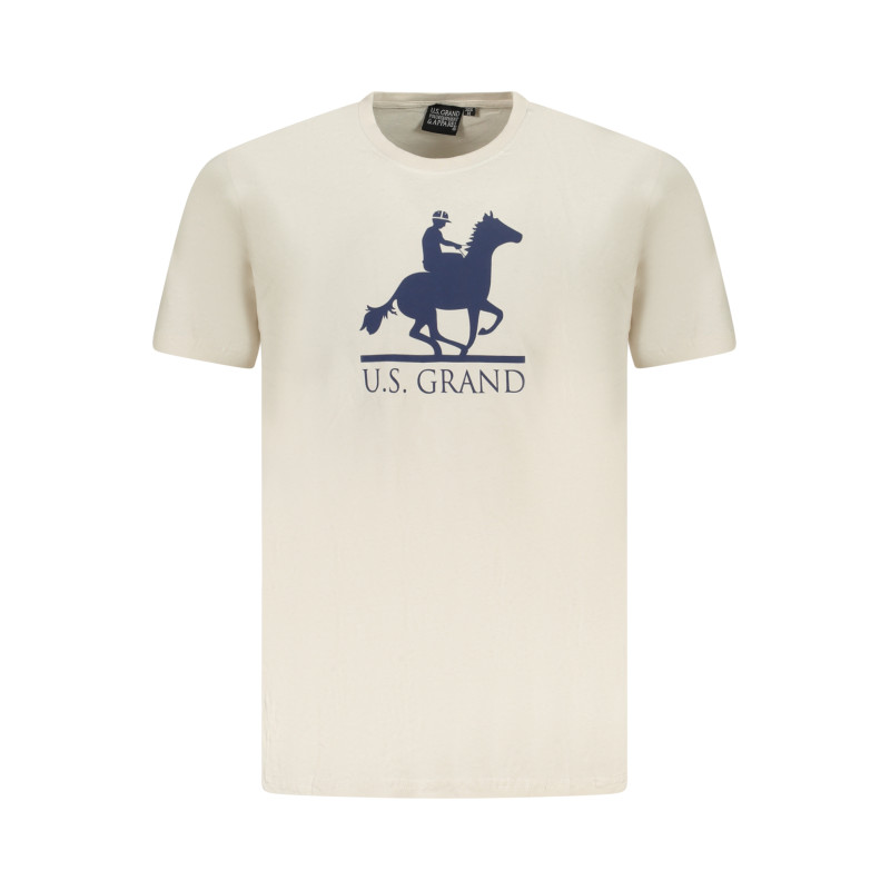 U.S. GRAND POLO T-SHIRT MANICHE CORTE UOMO BEIGE