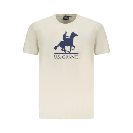 U.S. GRAND POLO T-SHIRT MANICHE CORTE UOMO BEIGE