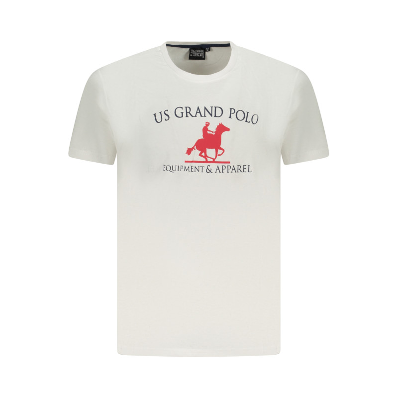 U.S. GRAND POLO T-SHIRT MANICHE CORTE UOMO BIANCO