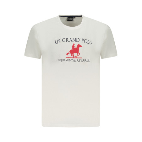 U.S. GRAND POLO T-SHIRT MANICHE CORTE UOMO BIANCO