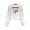 GUESS JEANS SWEATSHIRT OHNE REISSVERSCHLUSS DAMEN WEISS