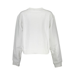 GUESS JEANS SWEATSHIRT OHNE REISSVERSCHLUSS DAMEN WEISS