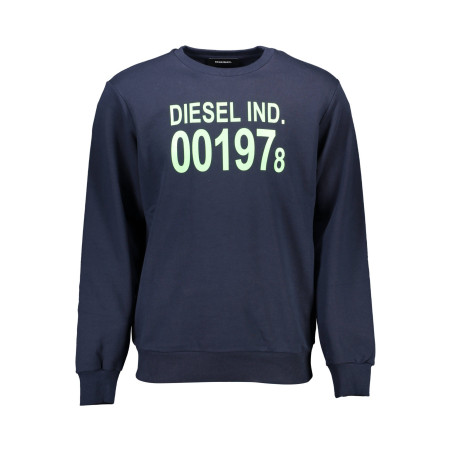 DIESEL SWEATSHIRT OHNE REISSVERSCHLUSS HERREN BLAU