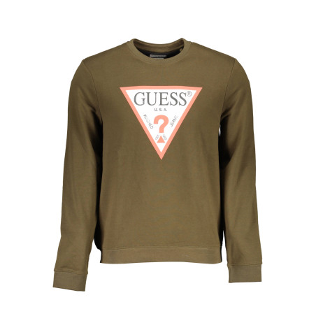 GUESS JEANS SWEATSHIRT OHNE REISSVERSCHLUSS HERREN GRÜN