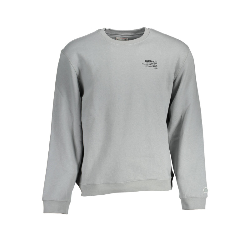 GUESS JEANS SWEATSHIRT OHNE REISSVERSCHLUSS MANN GRAU
