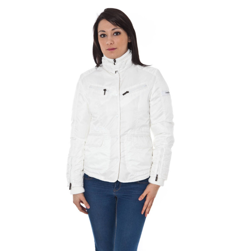 CALVIN KLEIN WEIßE DAMEN-DAUNENJACKE