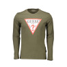 GUESS JEANS GREEN MAN LANGARM-T-SHIRT
