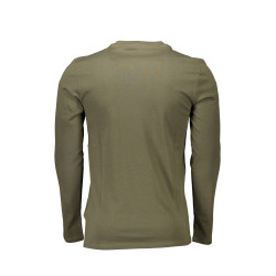 GUESS JEANS T-SHIRT MANICHE LUNGHE UOMO VERDE