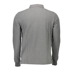 US POLO SHIRT LONG SLEEVE MEN&39S GRAY