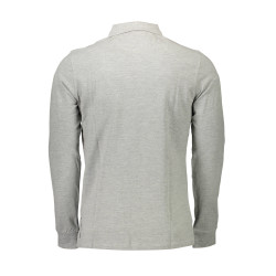 US POLO SHIRT LONG SLEEVE MEN&39S GRAY