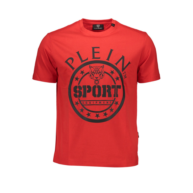 KURZARM-T-SHIRT FÜR HERREN PLEIN SPORT ROT
