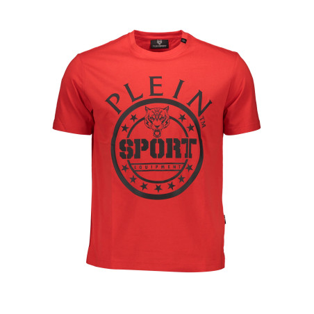 KURZARM-T-SHIRT FÜR HERREN PLEIN SPORT ROT