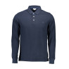 US BLUE MEN&39S LONG SLEEVE POLO SHIRT