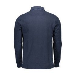 US BLUE MEN&39S LONG SLEEVE POLO SHIRT