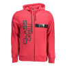 CAVALLI CLASS SWEATSHIRT MIT REISSVERSCHLUSS HERREN ROT