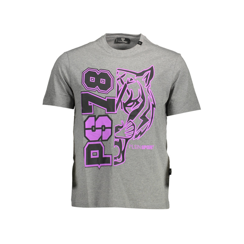 PLEIN SPORT KURZARM T-SHIRT HERREN GRAU