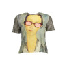 KURZARM-T-SHIRT DAMEN DESIGUAL GRÜN