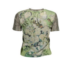 KURZARM-T-SHIRT DAMEN DESIGUAL GRÜN