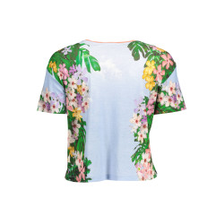 DESIGUAL DAMEN KURZARM T-SHIRT HELLBLAU