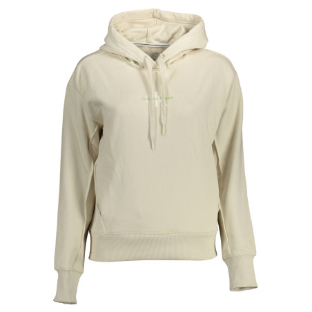 CALVIN KLEIN SWEATSHIRT OHNE REISSVERSCHLUSS DAMEN BEIGE