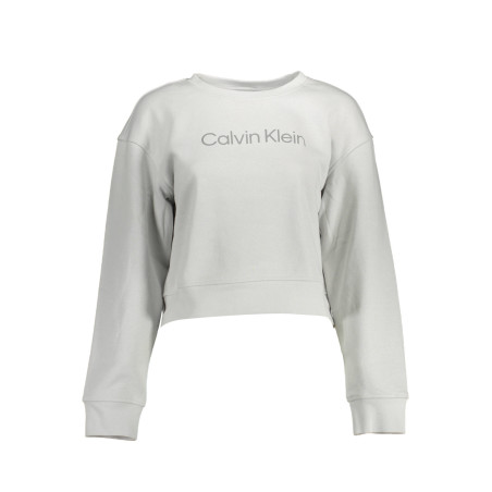 CALVIN KLEIN SWEATSHIRT OHNE REISSVERSCHLUSS DAMEN GRAU