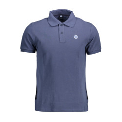 NORTH SAILS SHORT SLEEVE POLO SHIRT MAN BLUE