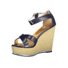 US-POLO ASSN. BLAUE FRAUEN-SANDELHOLZ-SCHUHE