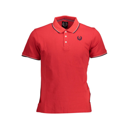 GIAN MARCO VENTURI KURZARM POLOSHIRT HERREN ROT