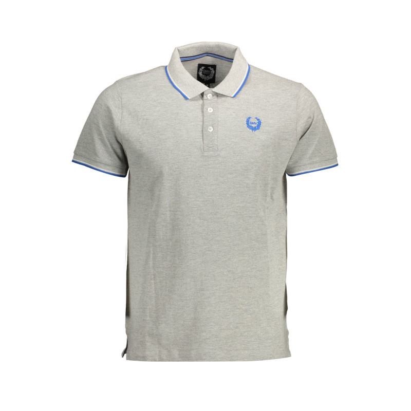 GIAN MARCO VENTURI KURZARM POLOSHIRT HERREN GRAU