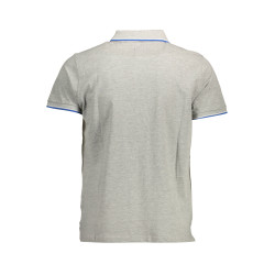 GIAN MARCO VENTURI KURZARM POLOSHIRT HERREN GRAU