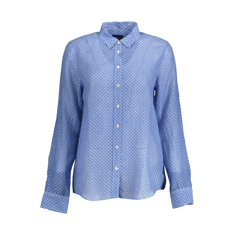 GANT CAMICIA MANICHE LUNGHE DONNA BLU