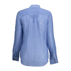 GANT CAMICIA MANICHE LUNGHE DONNA BLU