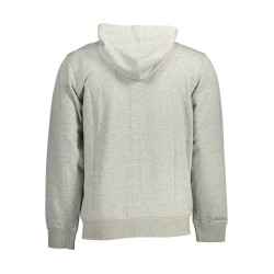 CALVIN KLEIN SWEATSHIRT WITH ZIP MAN GRAY
