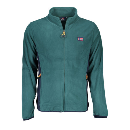 NORWAY 1963 SWEATSHIRT WITH ZIP MAN GREEN