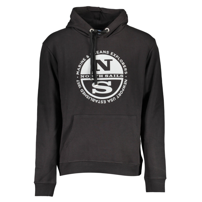 NORTH SAILS SWEATSHIRT WITHOUT ZIP MAN BLACK