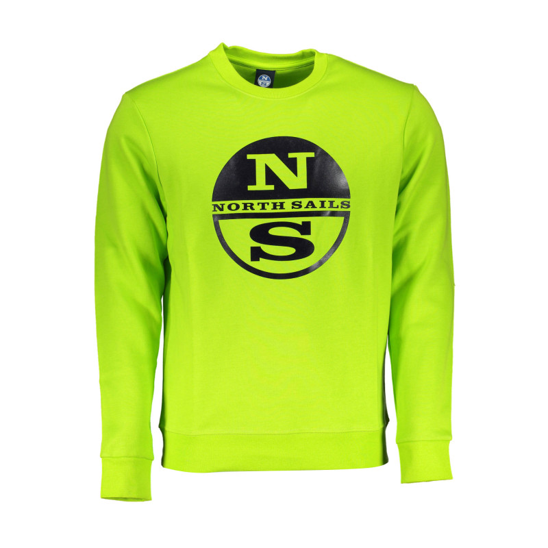NORTH SAILS SWEATSHIRT WITHOUT ZIP MAN GREEN