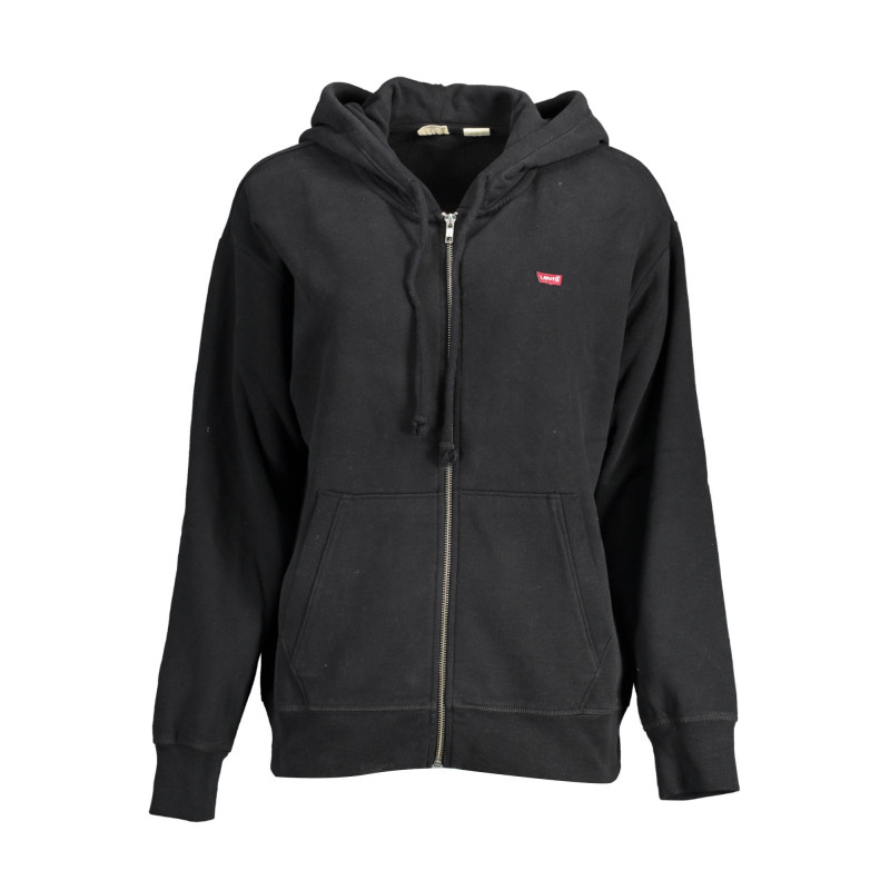 LEVI'S FELPA CON ZIP DONNA NERO