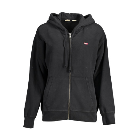 LEVI'S FELPA CON ZIP DONNA NERO