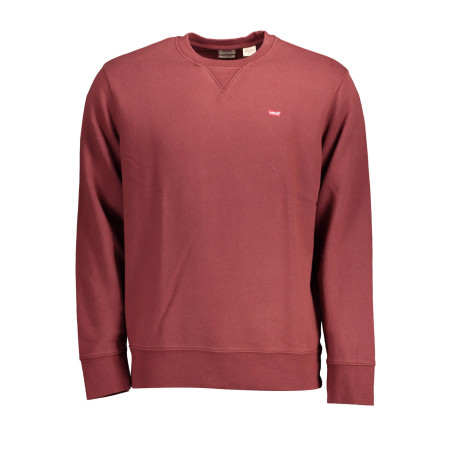 LEVI&39S SWEATSHIRT WITHOUT ZIP MAN RED