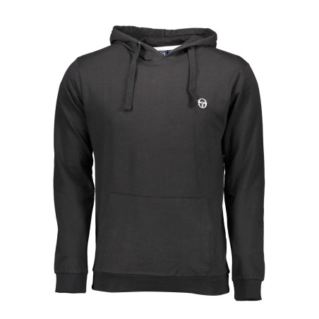 SERGIO TACCHINI SCHWARZES HERREN SWEATSHIRT OHNE REISSVERSCHLUSS