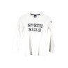 NORTH SAILS WEISSES LANGARM-T-SHIRT FÜR KINDER