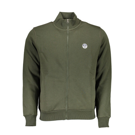 NORTH SAILS GRÜNES REISSVERSCHLUSS-SWEATSHIRT FÜR HERREN