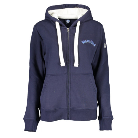NORTH SAILS FELPA CON ZIP DONNA BLU
