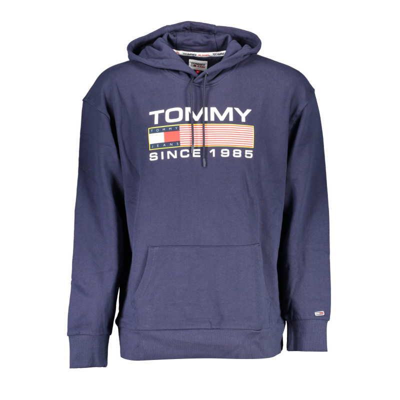 TOMMY HILFIGER HERREN SWEATSHIRT BLAU OHNE REISSVERSCHLUSS
