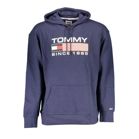 TOMMY HILFIGER HERREN SWEATSHIRT BLAU OHNE REISSVERSCHLUSS